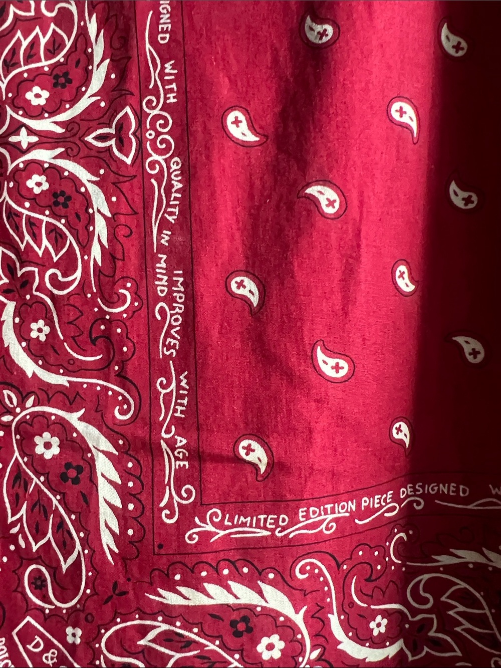 Dolce & Gabbana Vintage 90’s Red Bandana-Print Mini Dress with Button Straps - Picture 5 of 8
